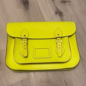 Cambridge Satchel Company saddle bag yellow